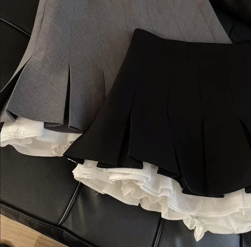 Ruffles Mini Skirt