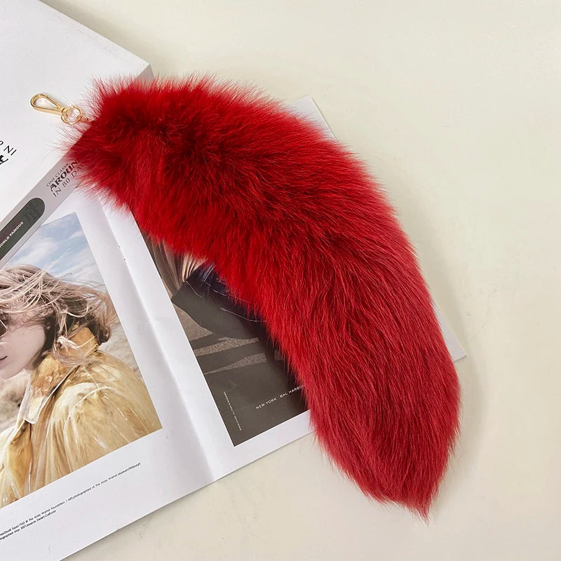 Fox Tail Keychain