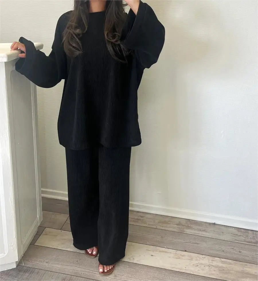 Corduroy Two Piece Set