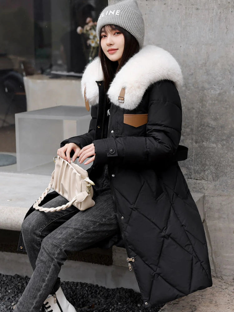 Long Sleeve Down Cotton Jacket