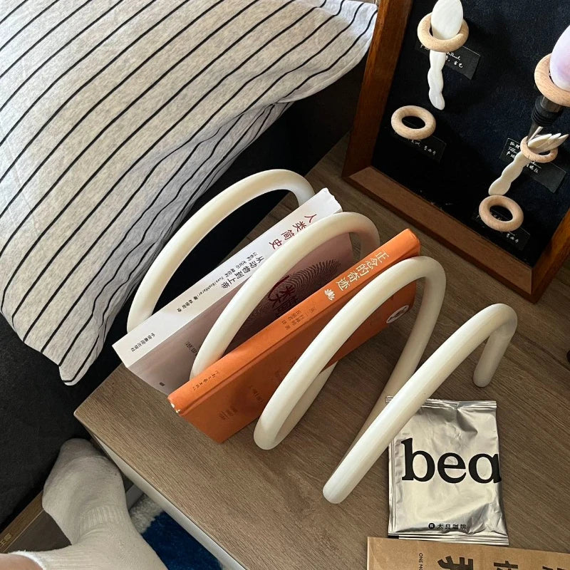 Modern Nordic Bookcase Organizer