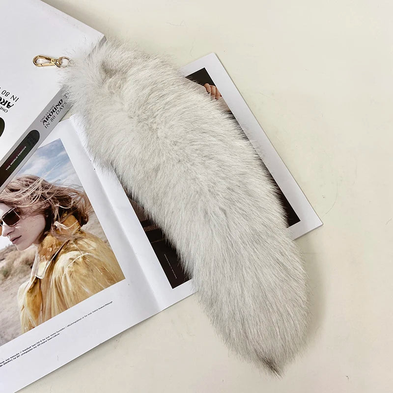 Fox Tail Keychain