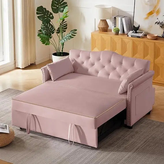65'' 3-in-1 Folding Convertible Sofa Bed