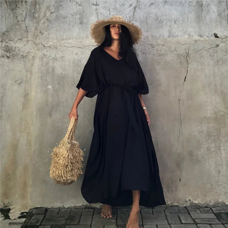 Long Soft Beach Maxi Dress