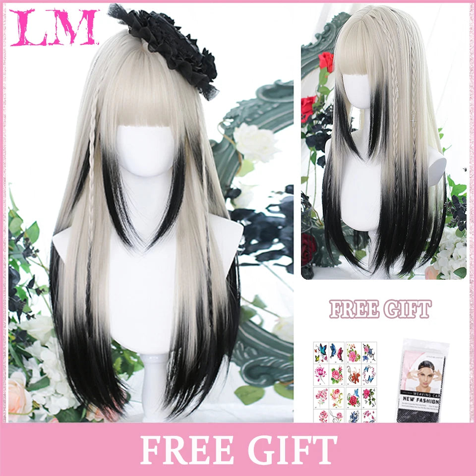 Bang Long Natural Wavy Hair Wig