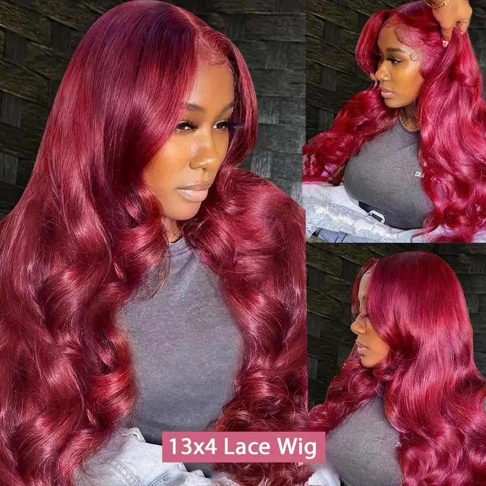 Burgundy Brazilian Body Wave Wig