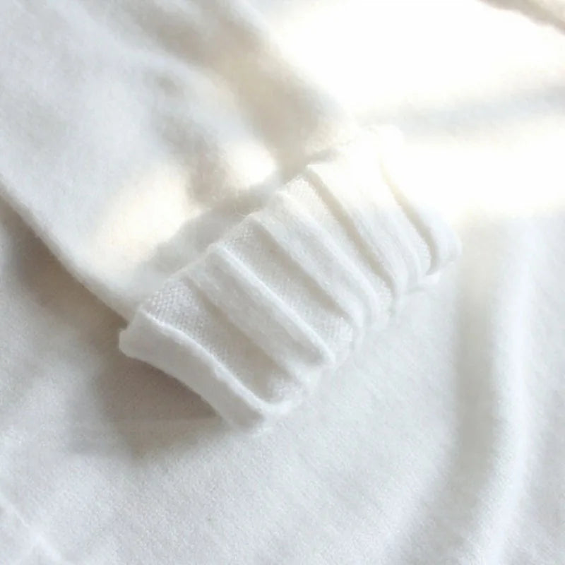 Loose Fit Knitted Pullover Turtleneck