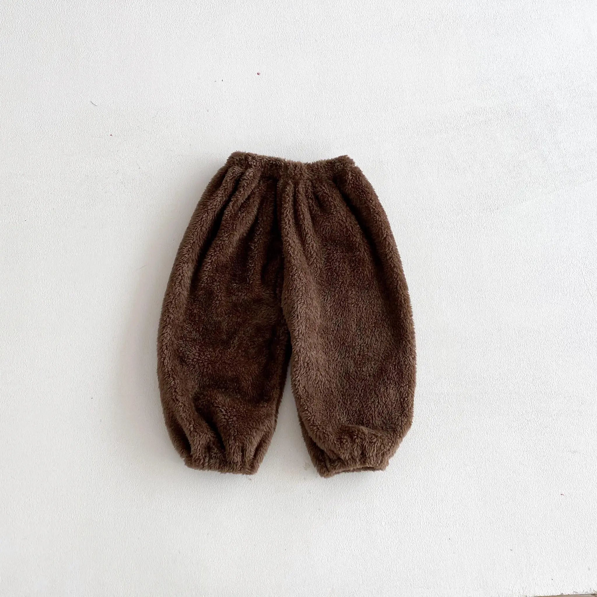 Baby Boys Girls Plush Pants New Design Pajamas Pants Autumn Winter Casual Fashion Long Pants Toddler All-match Velvet Trousers