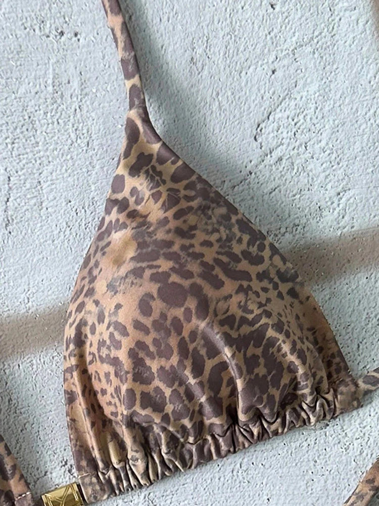 Leopard Push Up Bikini