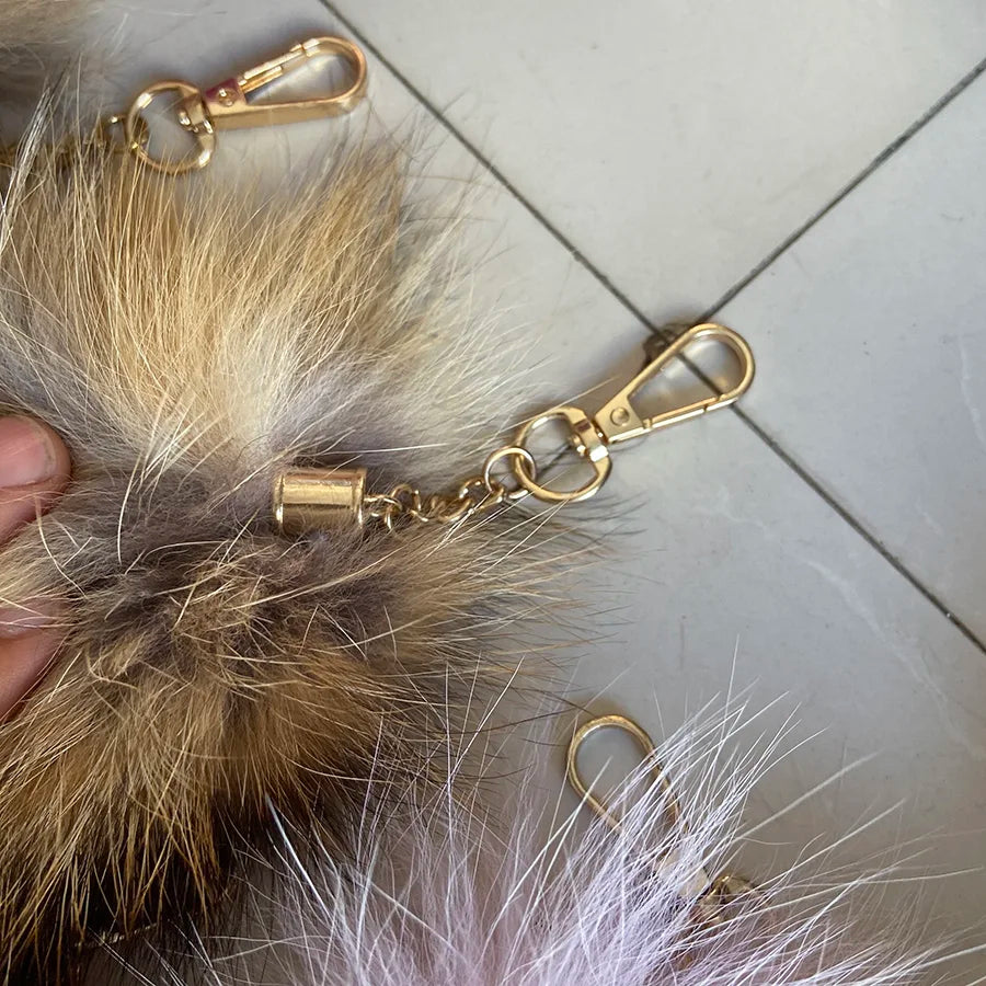Fox Tail Keychain