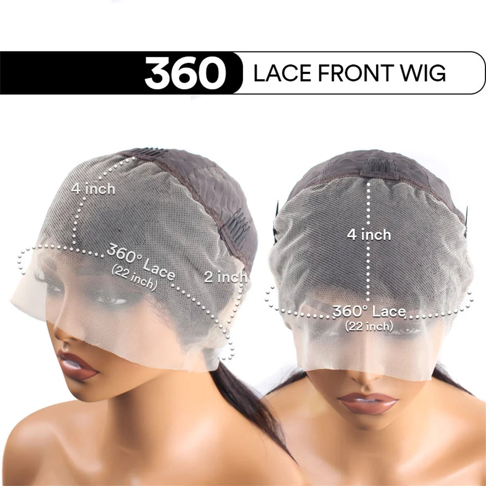 Deep Wave 360 Lace Front Wig