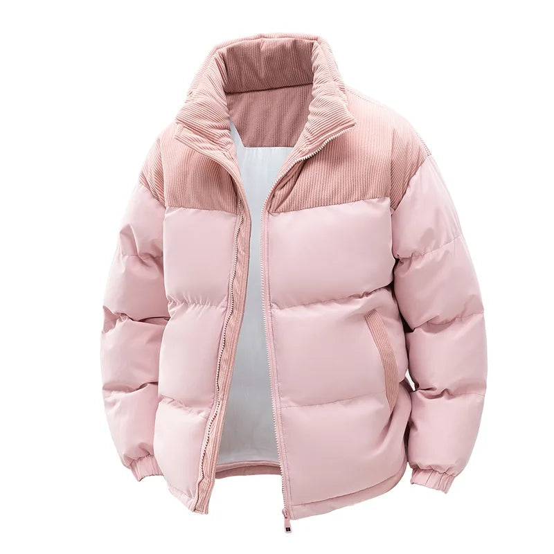 Cotton-Padded Jacket with Fleece