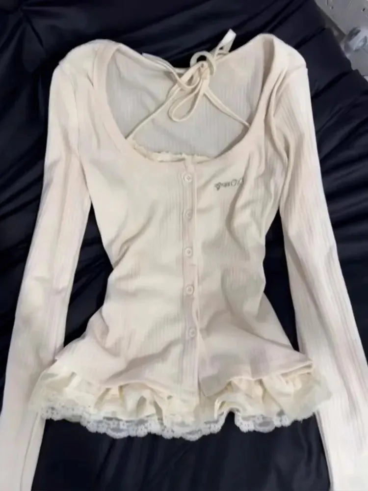 Vintage Fake 2 Piece Blouse