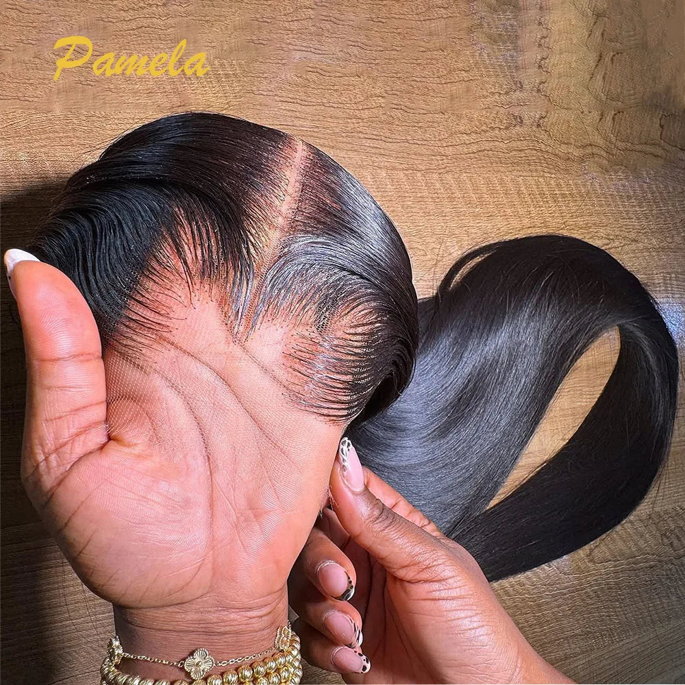 Brazilian Lagos Hairline Black Straight Wig