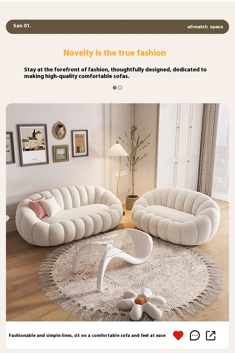 Velvet Recliner Sofa