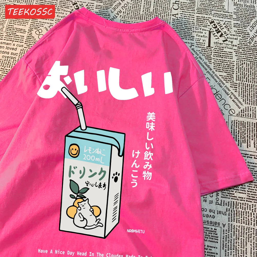 Cat & Drink Tee