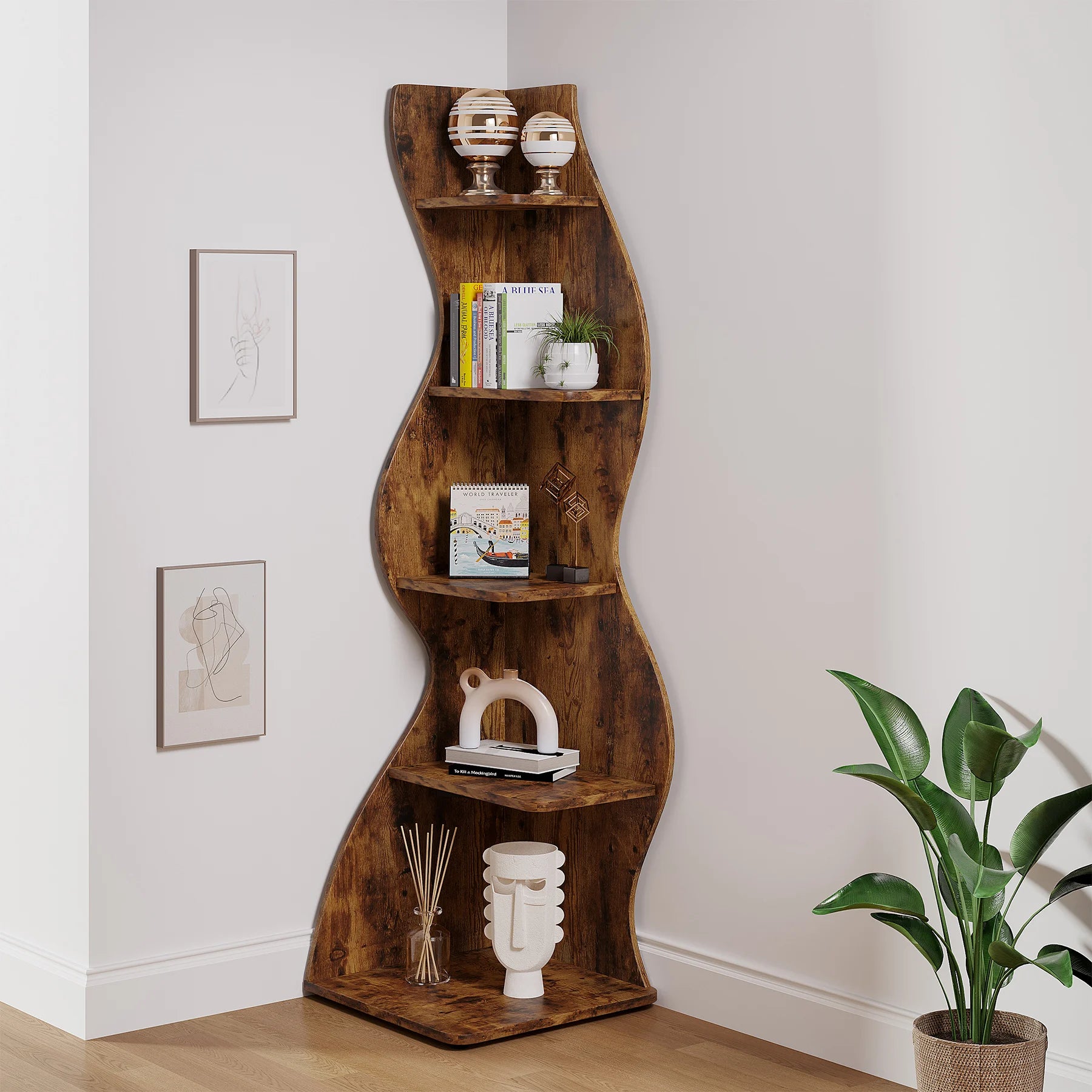 5-Tier Corner Shelf