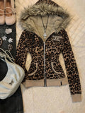 Leopard Print Hoodie