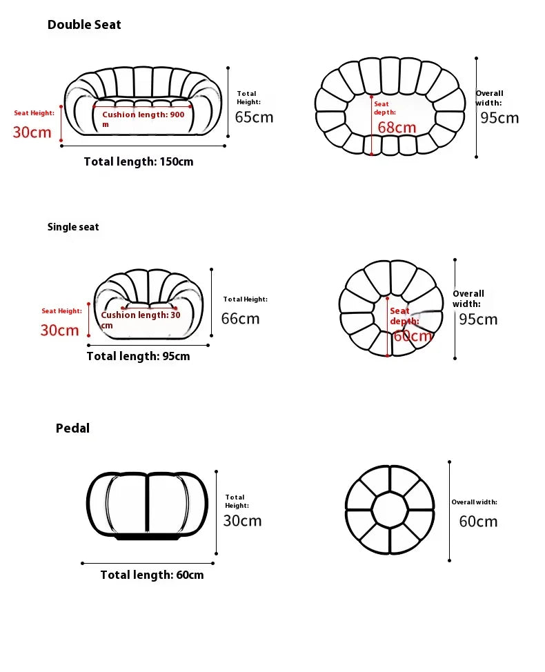 Velvet Recliner Sofa