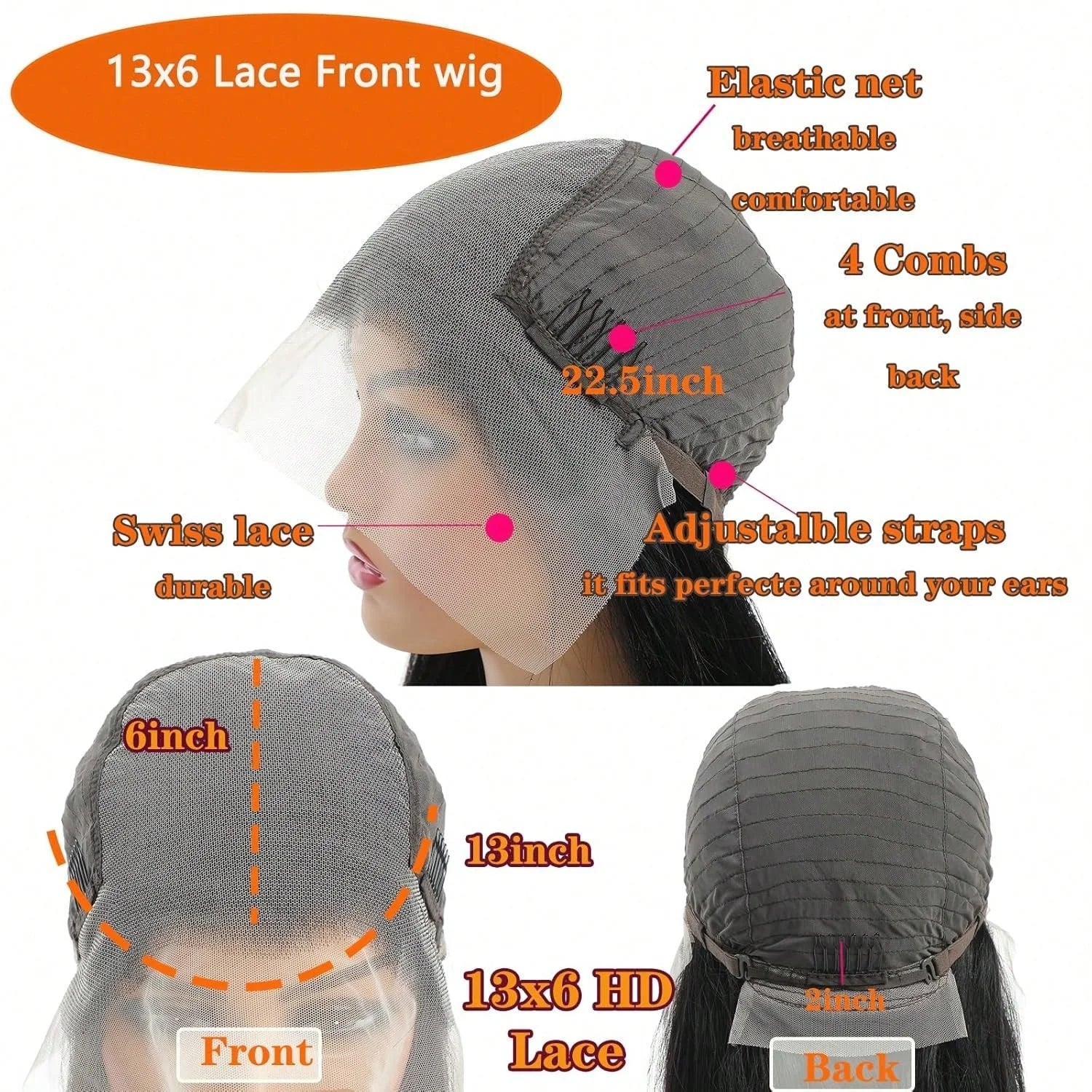 13x6 Honey Blonde Straight Hd Lace Human Hair Wig 250 Density 13x6 Brazilian Bone Hd Lace Frontal Human Hair Wigs For Women ﻿