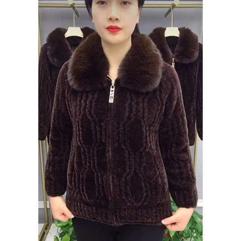 Faux Fur Sweater