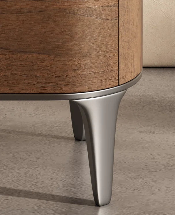 ☕ The "Midnight Mocha" Curved Nightstand ☕