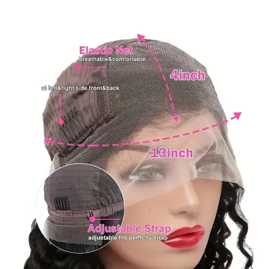 200% Body Wave 13x4 Lace Frontal Human Hair Wigs Ginger Orange Transparent Lace Wigs Human Hair Pre Plucked With Baby Hair