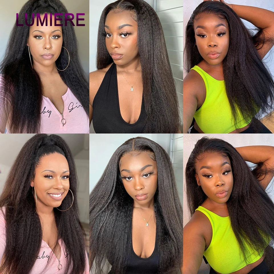 Brazilian Kinky Straight Curly Bundle Human Hair 30 34Inch Deep Wave Raw Hair Bundle 100% Unprocessed Double Weft Hair Extension