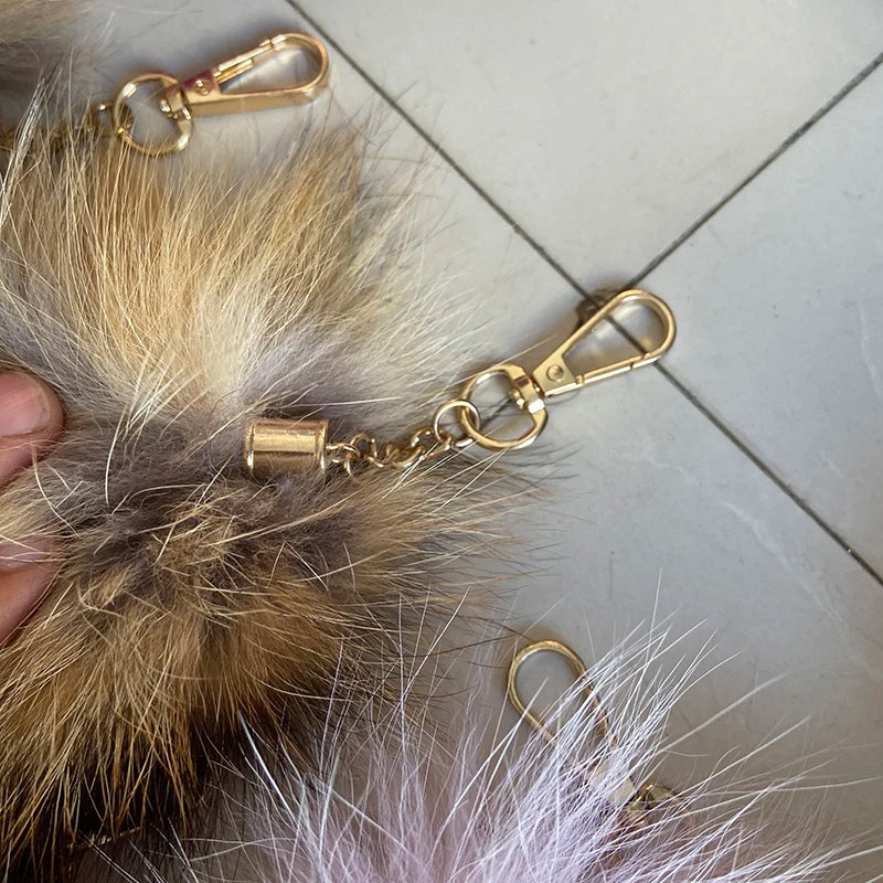 Fox Tail Keychain