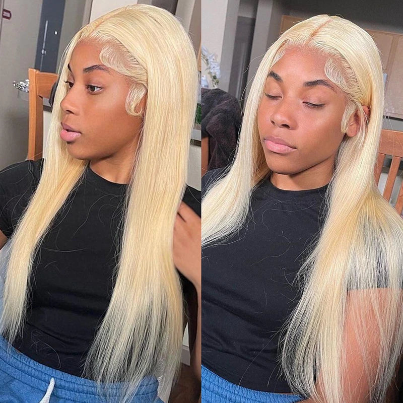 Ash Blonde Highlight Lace Frontal Wig