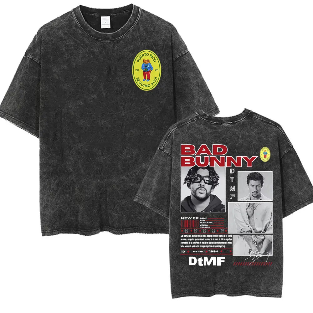 DTMF Deb Í Tirar M Á S Fotos T-shirt Rap Singer Bad Bunny Album Tour T-Shirt