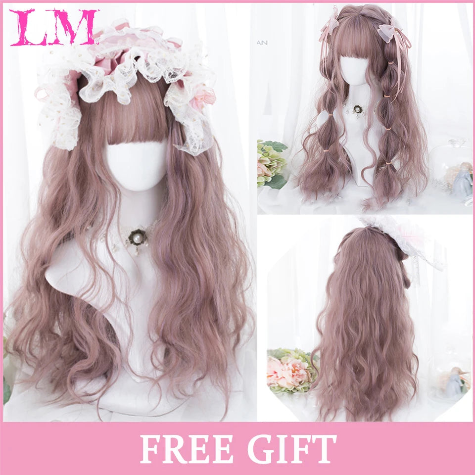 Bang Long Natural Wavy Hair Wig
