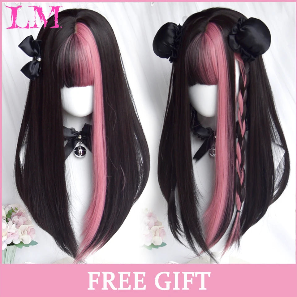 Bang Long Natural Wavy Hair Wig