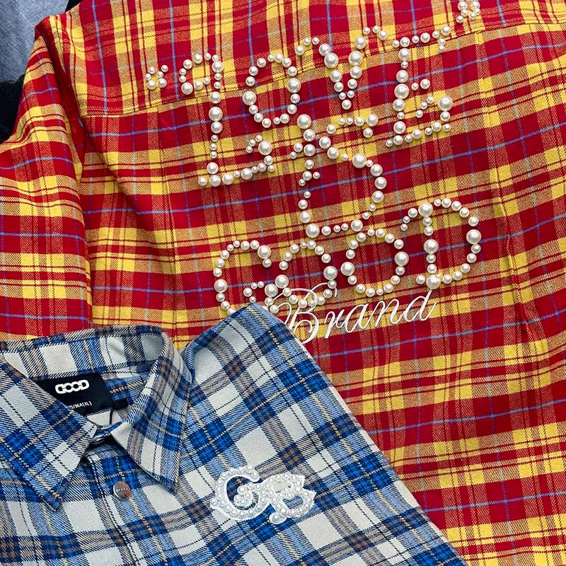 Long Sleeved Plaid Shirt