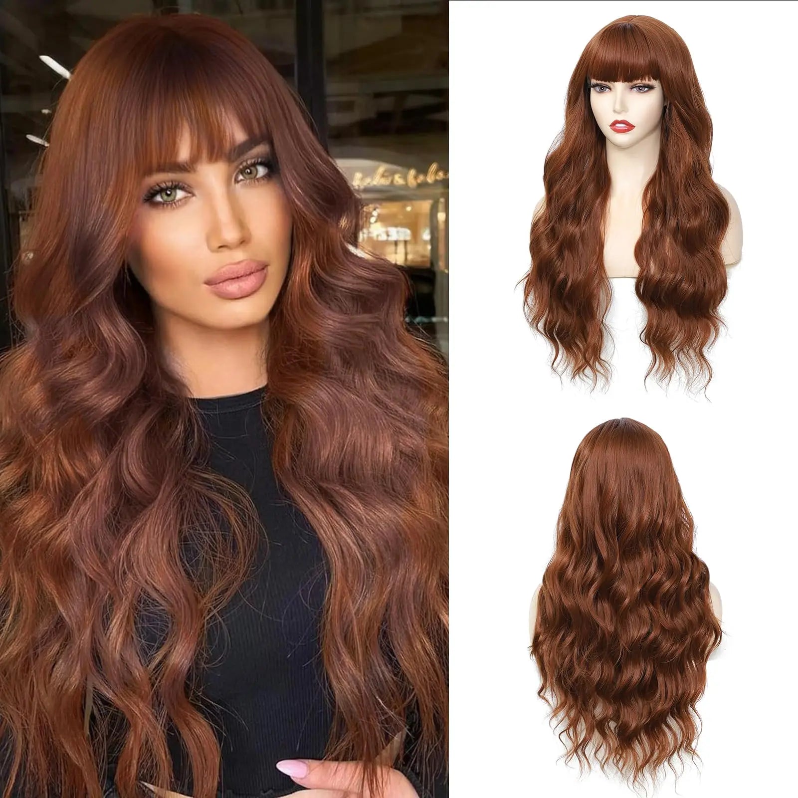 Light Golden Synthetic Wig