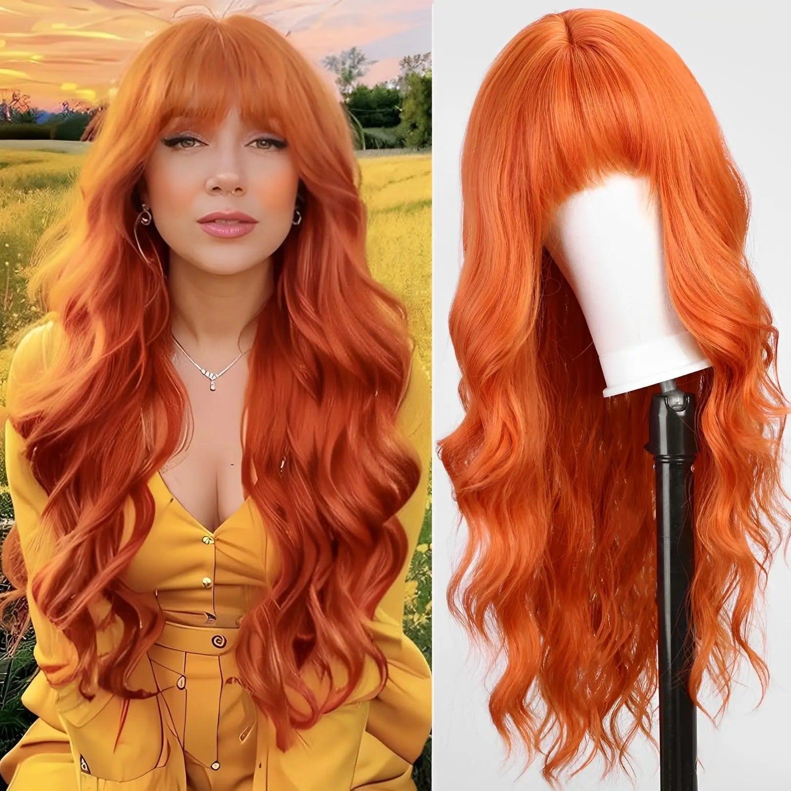 Long Curly Synthetic Wig