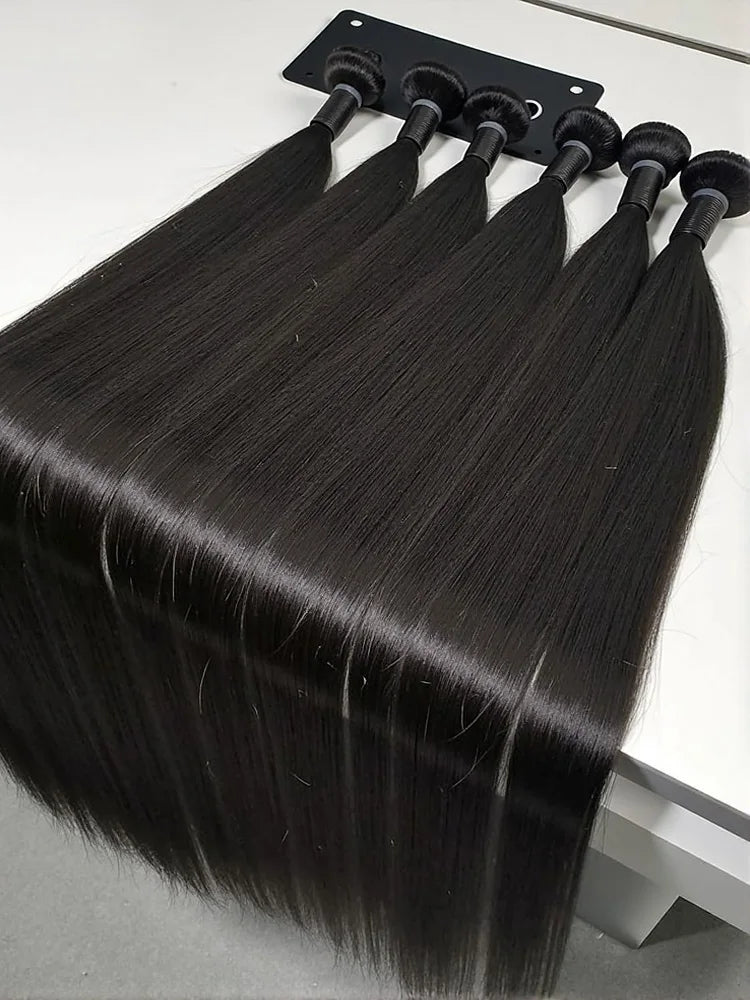 Bone Straight Human Hair Weave Bundles