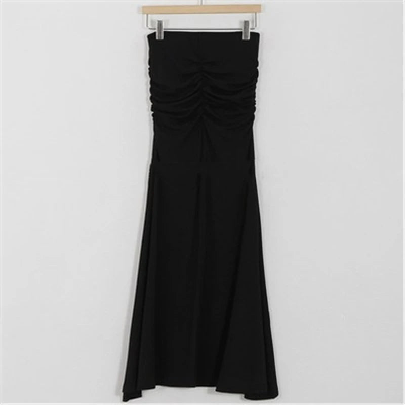 Folds Maxi Knit Skirt