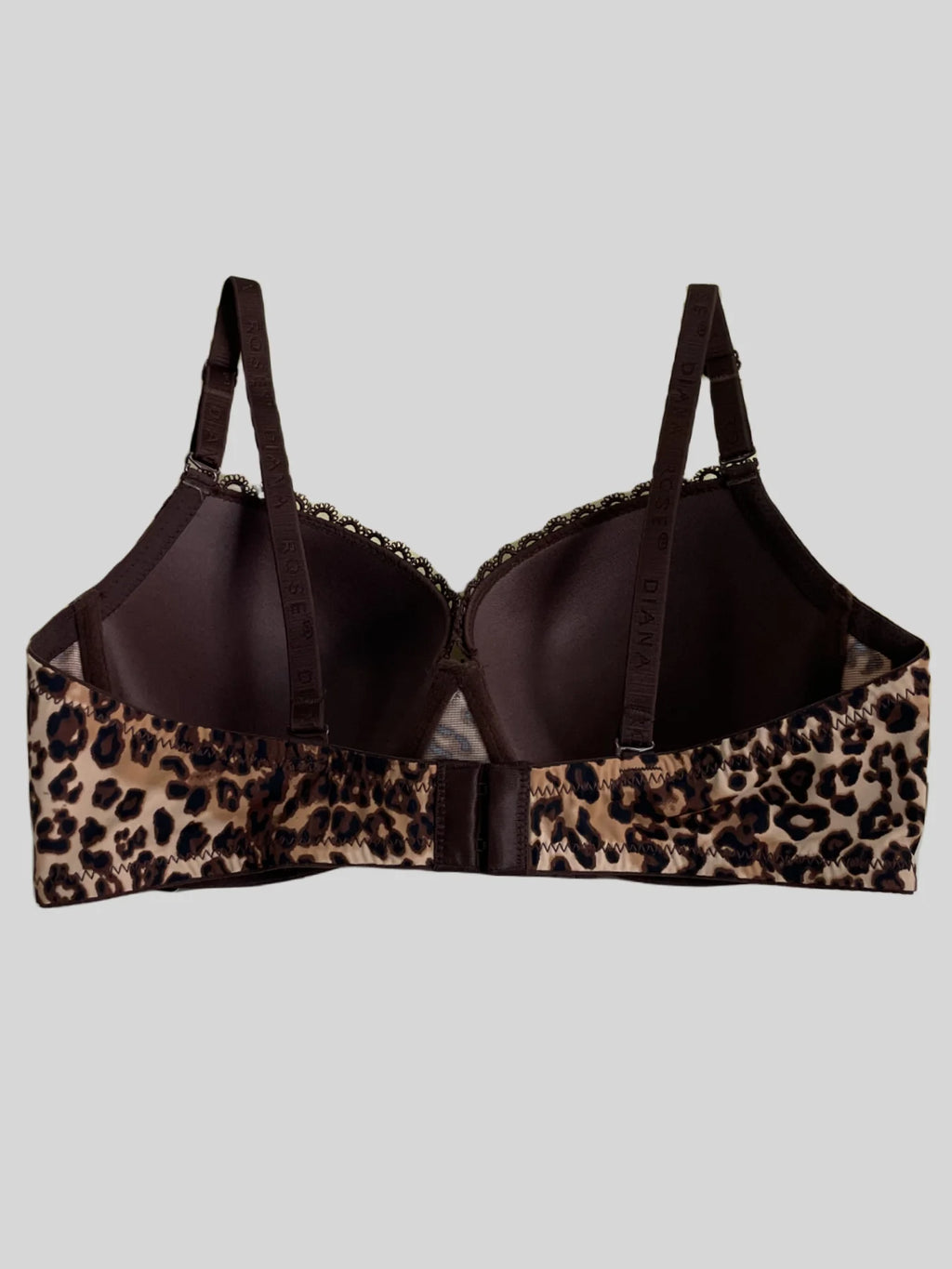 Leopard Print Push Up Bra