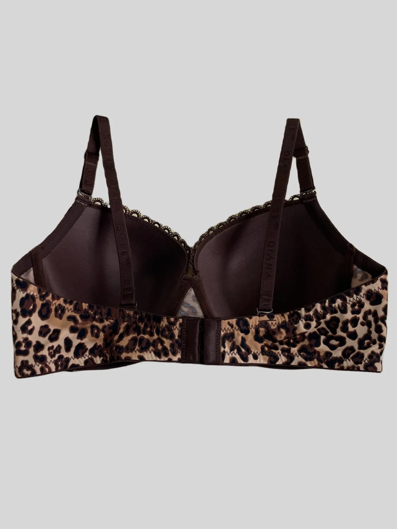 Leopard Print Push Up Bra