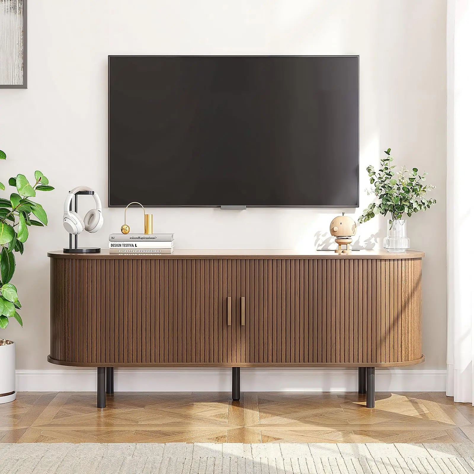 TV Stand Living Room Furniture with Power Outlet