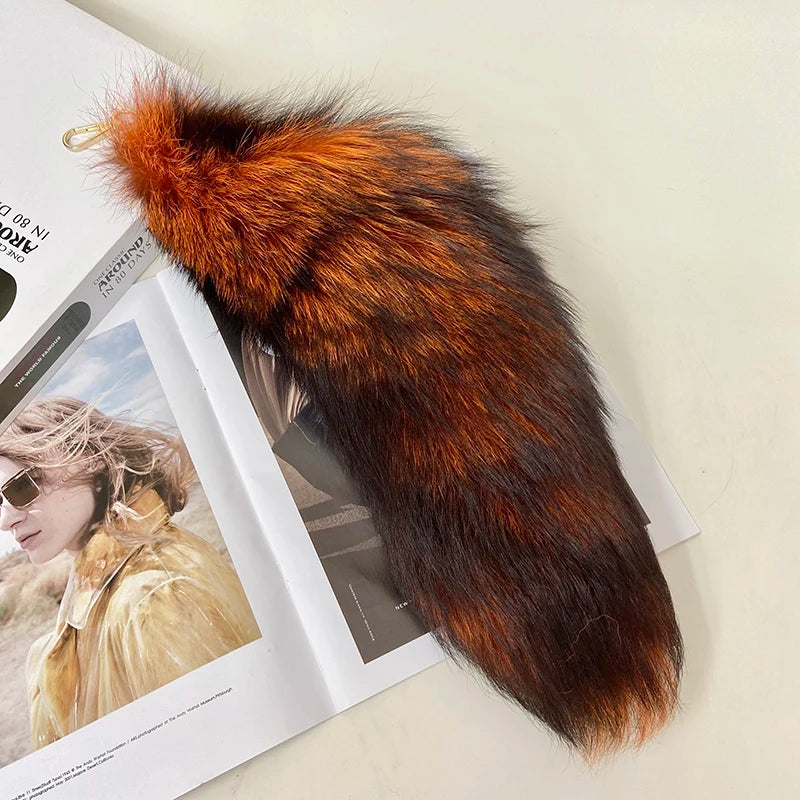 Fox Tail Keychain