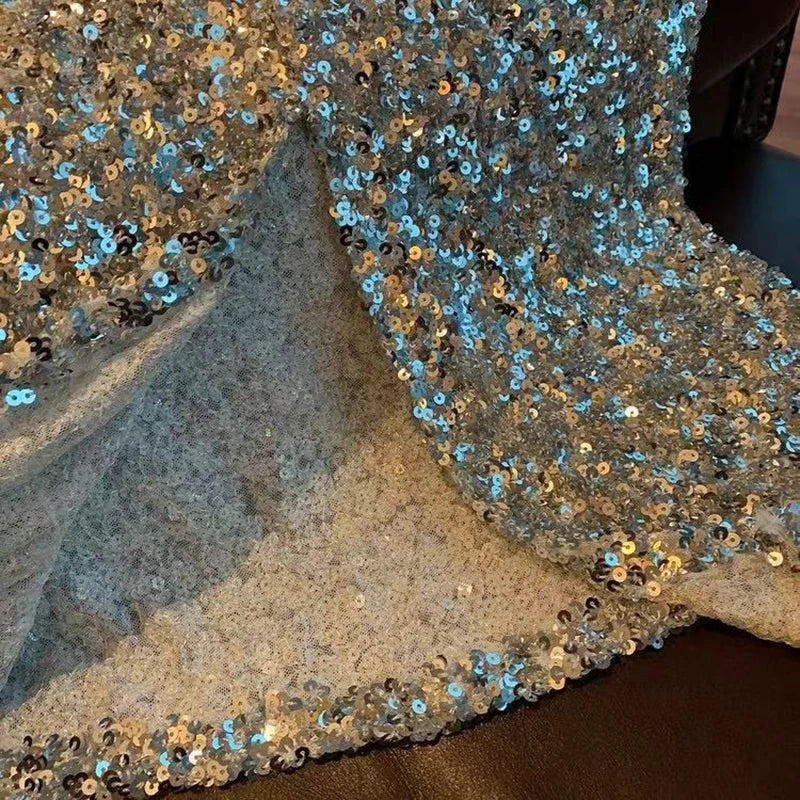 Sequin Decorate Midi Skirt