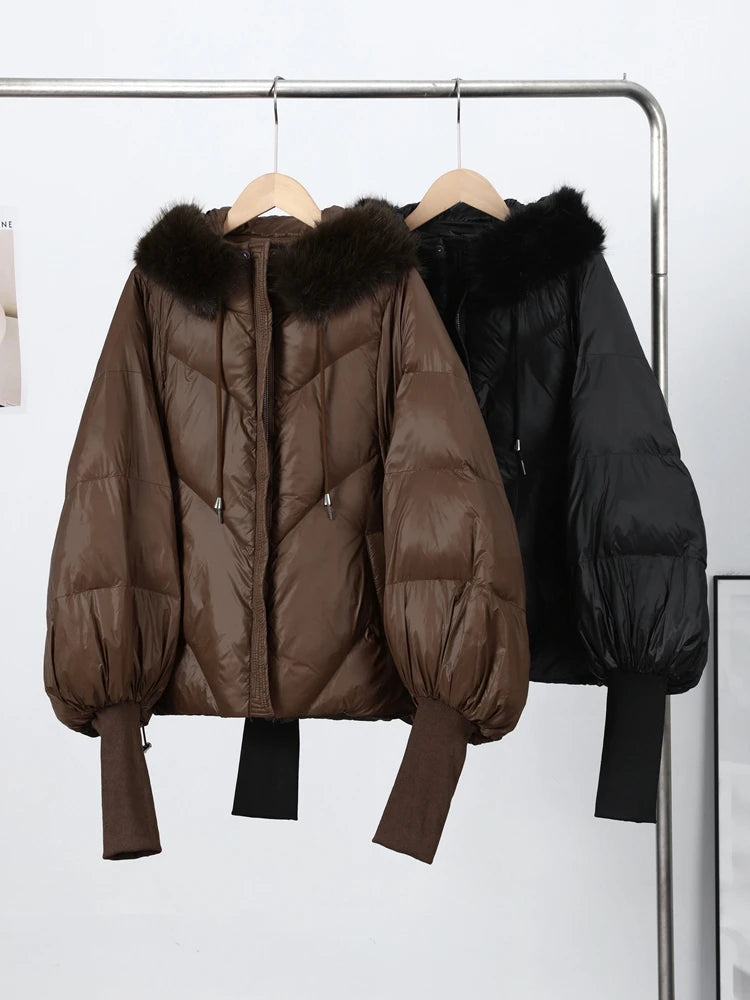 Fur Collar Hooded Winter Jacket