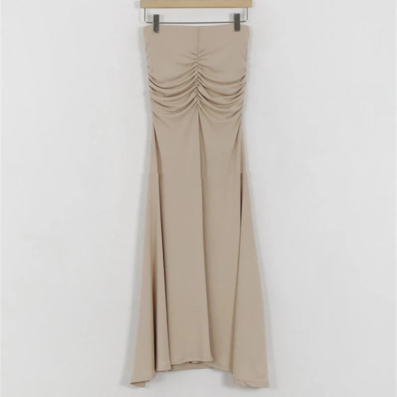 Folds Maxi Knit Skirt