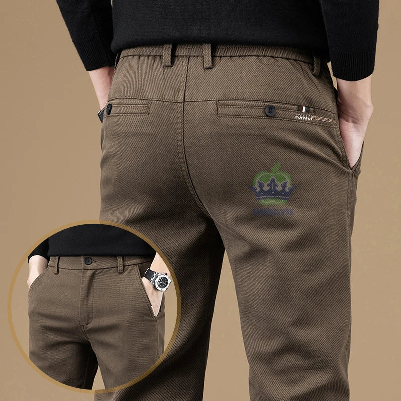 Cotton Fabric Casual Pants