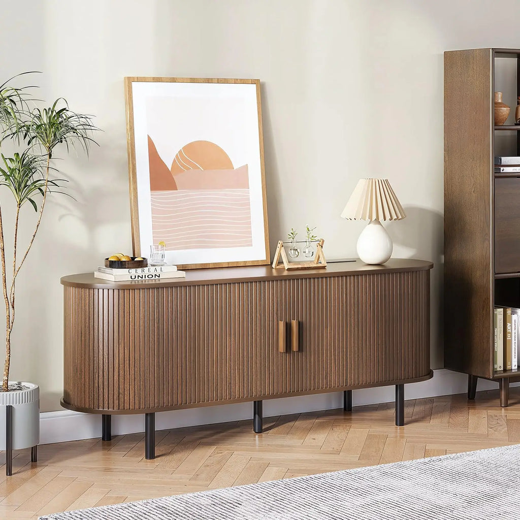 TV Stand Living Room Furniture with Power Outlet