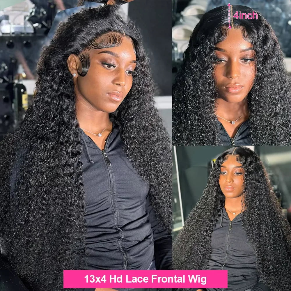 Deep Wave 13x6 HD Lace Frontal Human Hair Wig