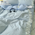 Plaid Duvet Set
