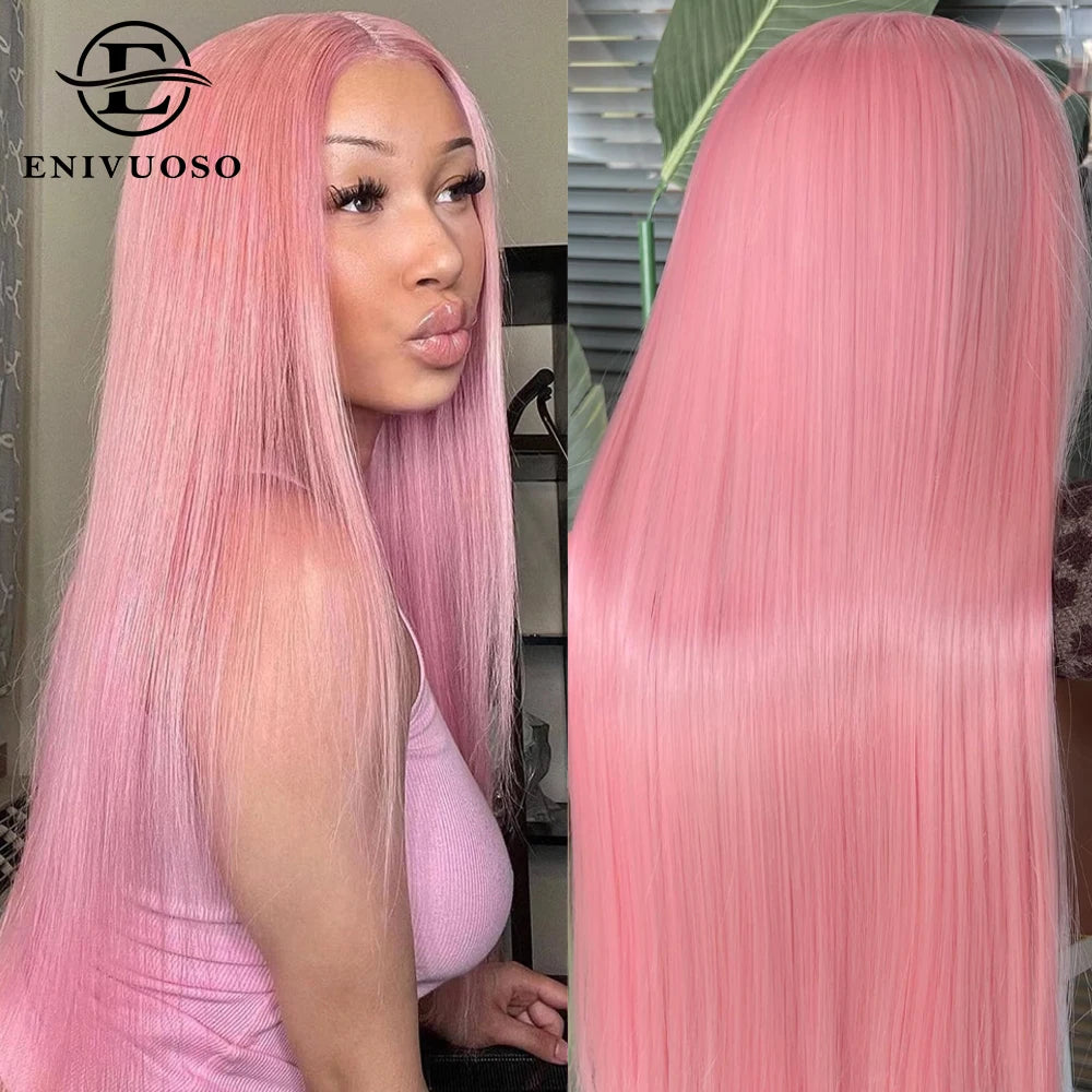 Light Pink 13X4 Lace Front Wig